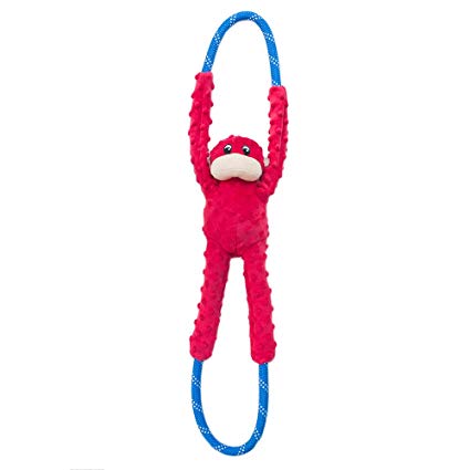 Monkey RopeTugz Plush & Rope Dog Toy