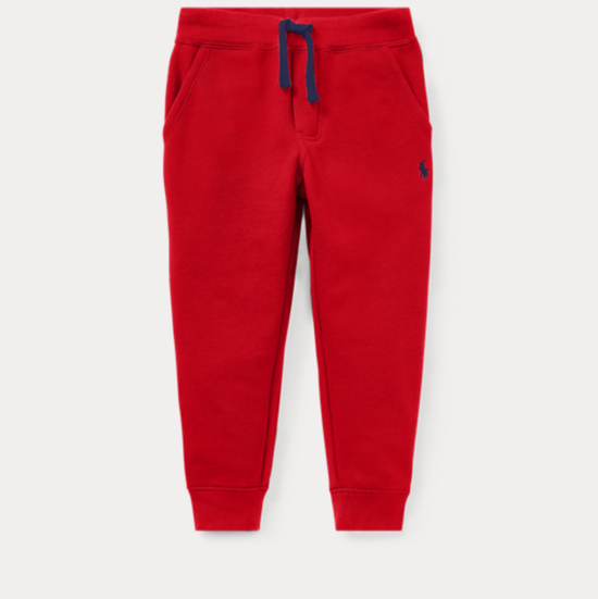 Cotton blend fleece pants