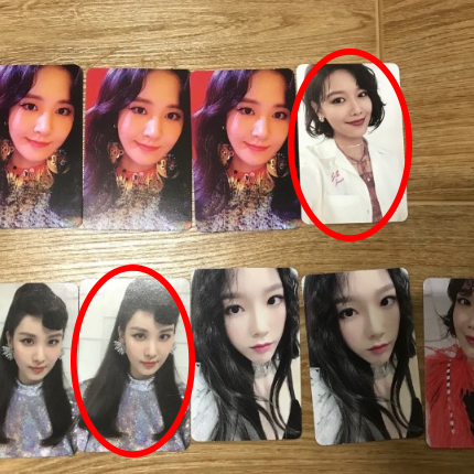 Sooyoung Seohyun photocard