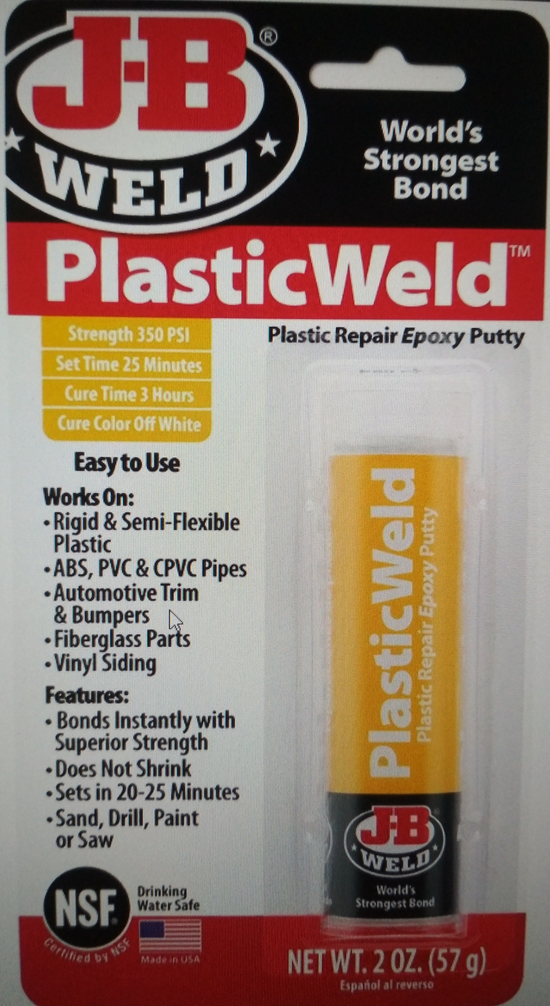 8237 Plasticweld Eboxy Putty