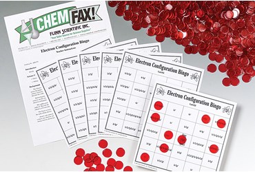 Electron Configuration Bingo Super Value Game