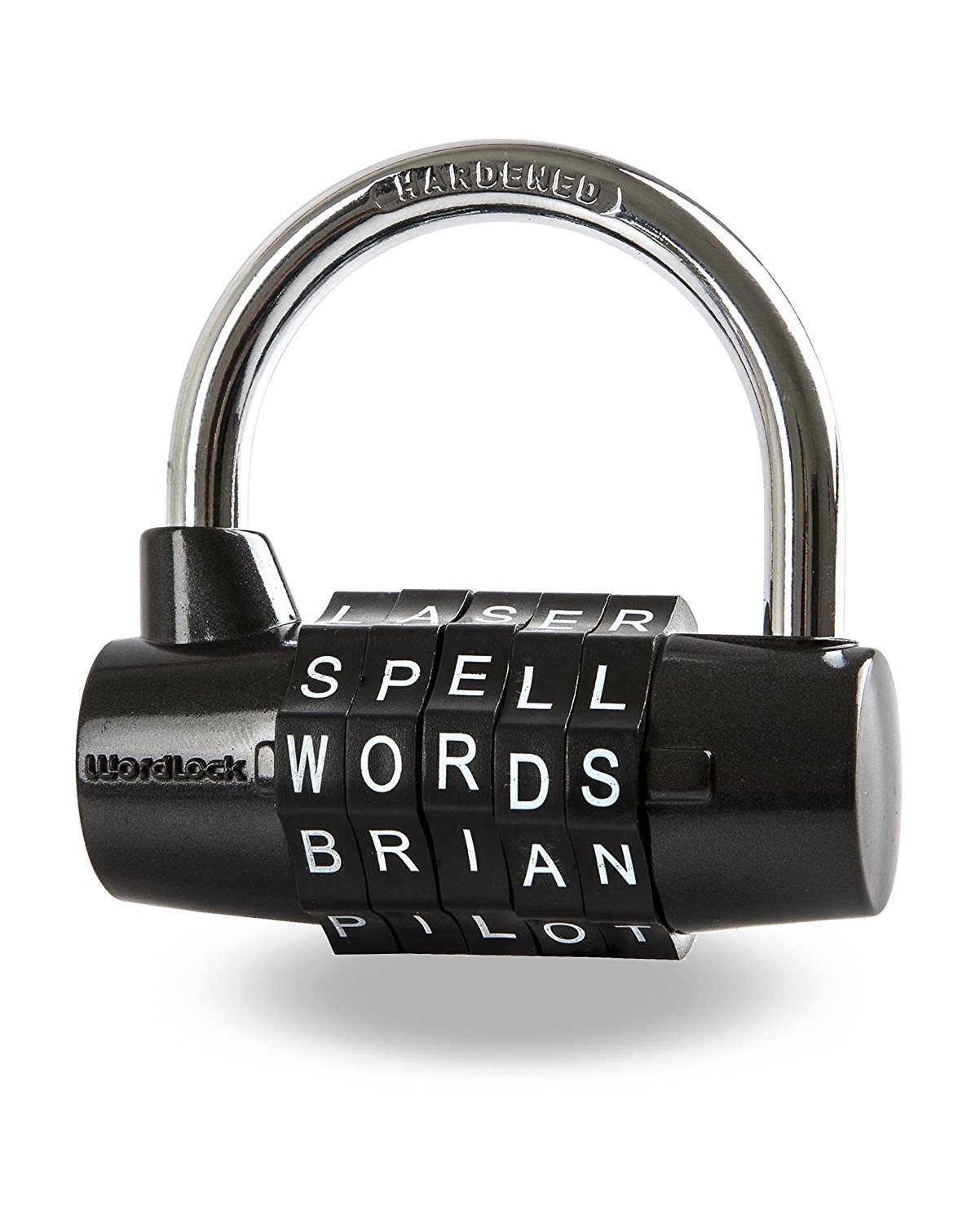 PL-004-BK 5-Dial Combination Padlock