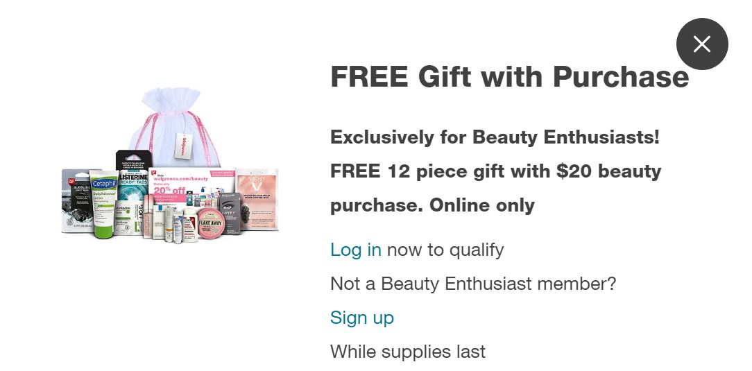 FREE Gift with Purchase