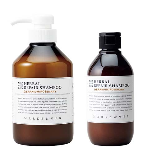 Marks and Web Herbal Repair Shampoo (Geranium Rosemary) 1000ml