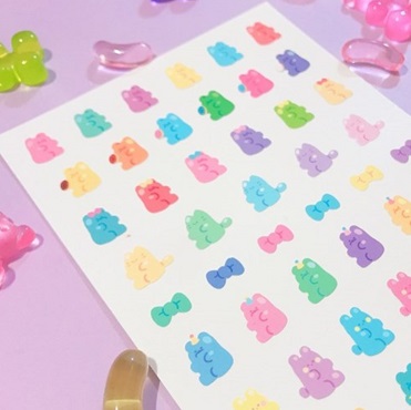 Gummy Bear Stickers no2