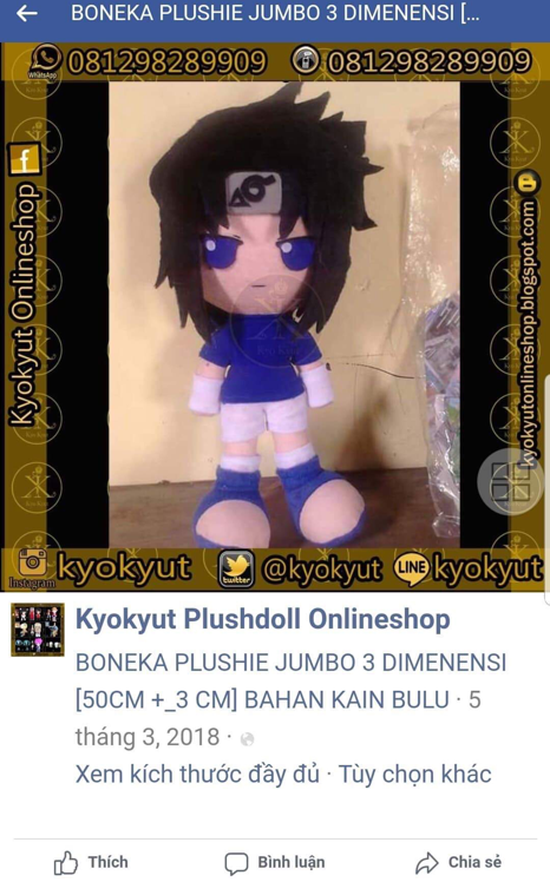 Sasuke boneka Handmade