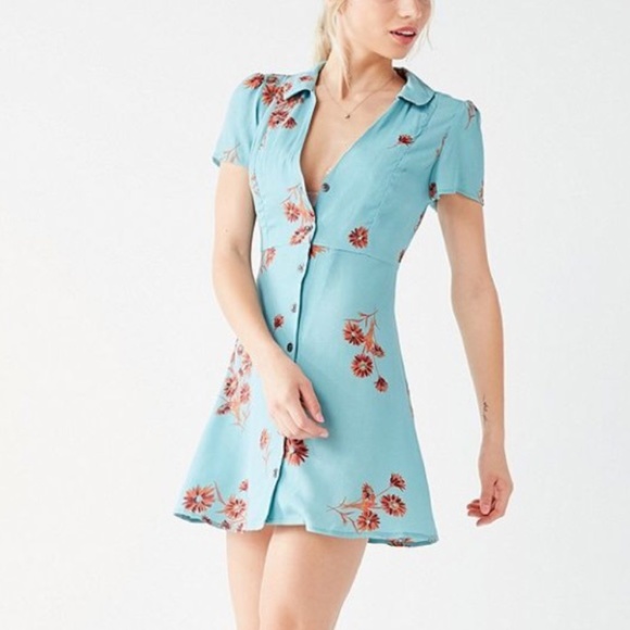 Mallory Floral Button Down Dress