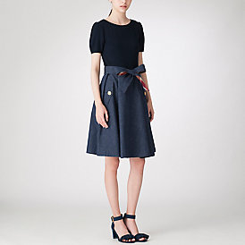 Light Knit Denim Dress