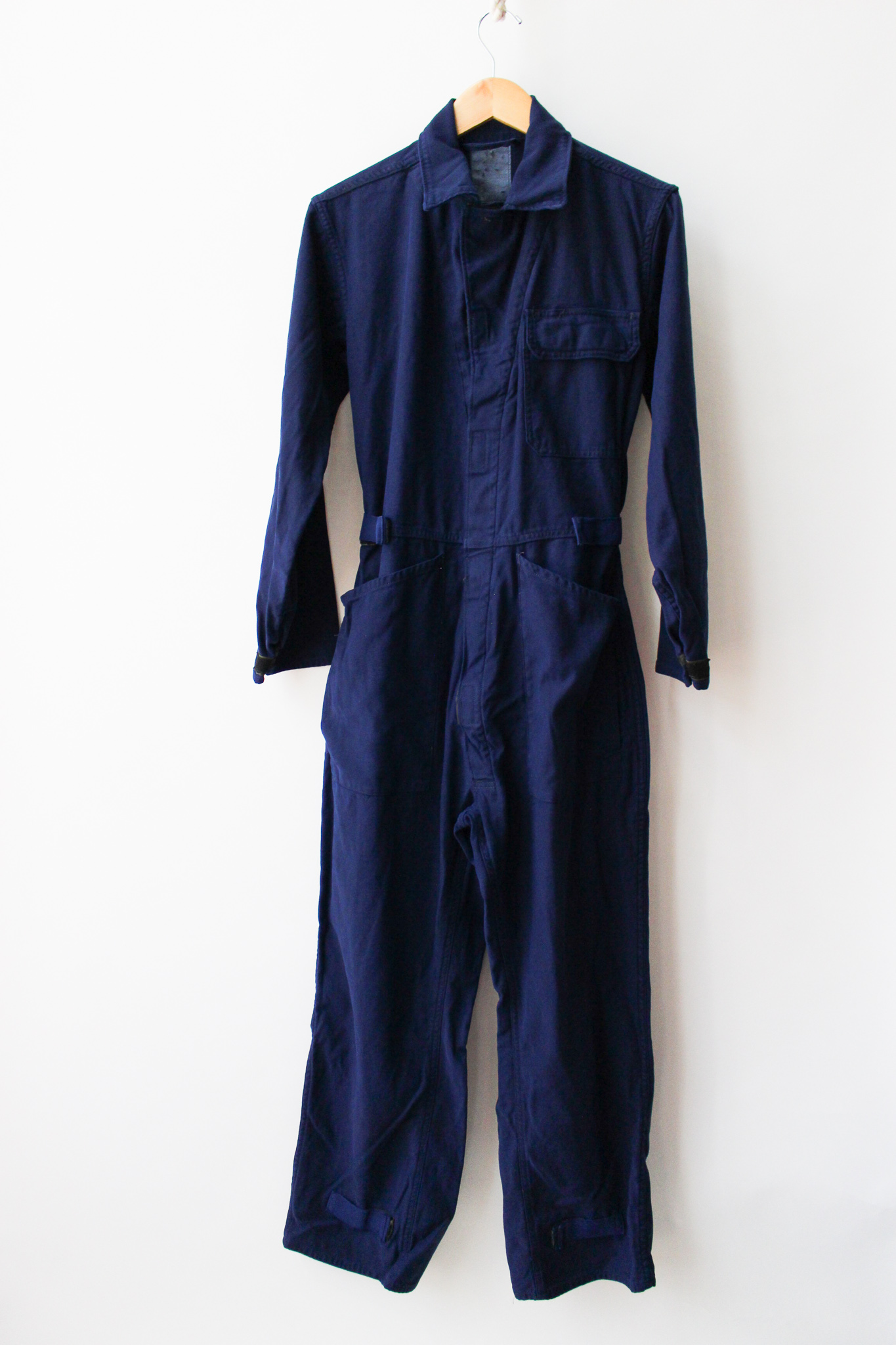 Upcycled Vintage Military Velcro Flysuit- Twilight