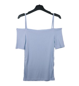Modal Strap Off Shoulder Short Sleeve Tee