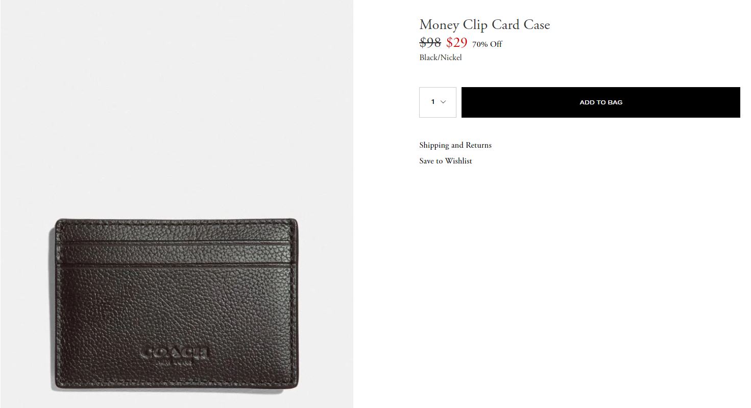 Money Clip Card Case