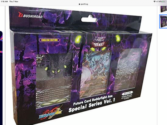 Buddyfight ACE Soecial Series Lost Dimension Deck TCG English BFE-S-SS01