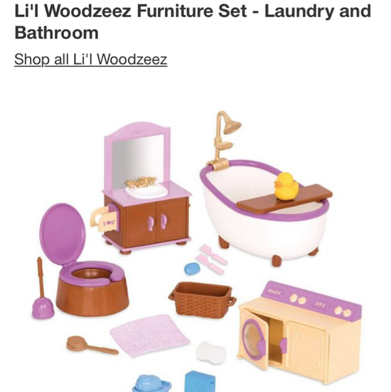 Furniture Set - Laundry and Bathroom