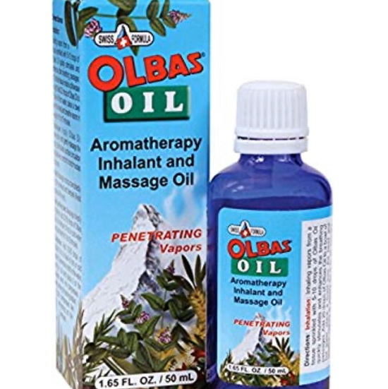 Olbas oil aromatherapy inhalant and aromatic massage oil