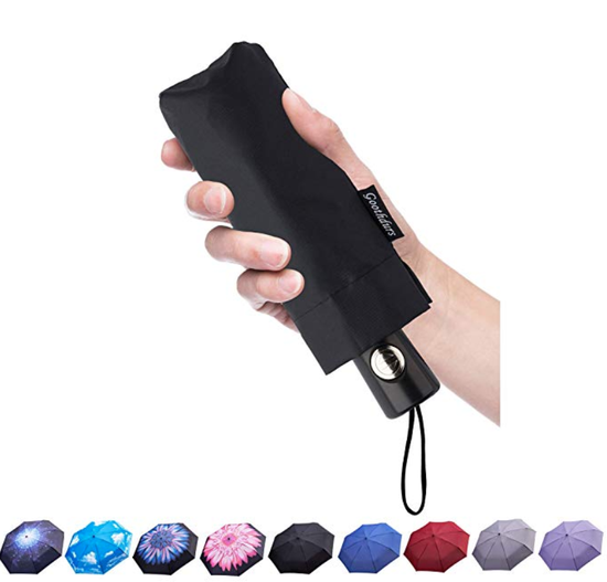 Automatic Mini Travel Windproof Umbrella Compact