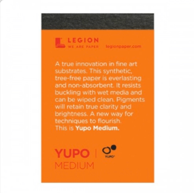 Yupo Mini Medium Multi-Media Paper Pad, 10 Sheets