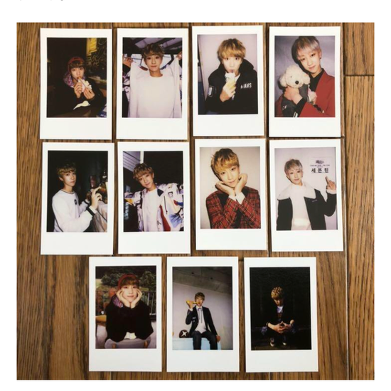 Boys wish concert photocards