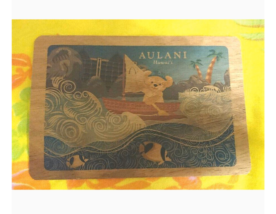 Disney aulani postcard