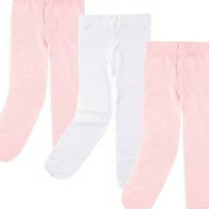 Baby Girl Tights, 3 Pack