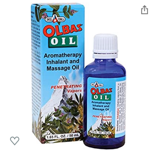 Olbas Oil aromatherapy inhalant and aromatic massage oil