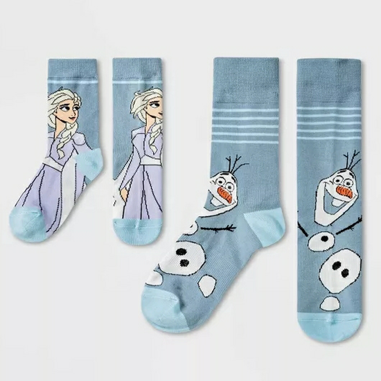 frozen dad/kids socks