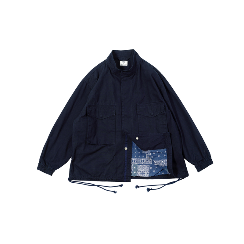 FOCUS BLUE Military Flight Jacket (NAVY)