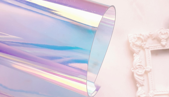 Holographic Fabric - Blue