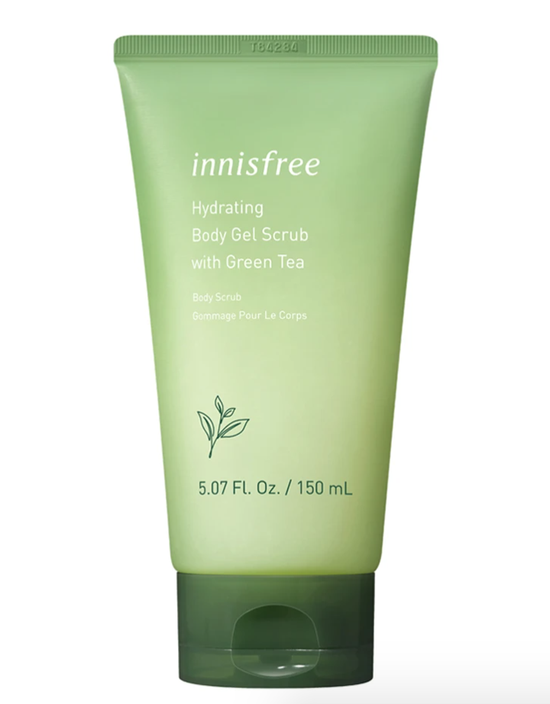 Hydrating body gel scrub with green tea