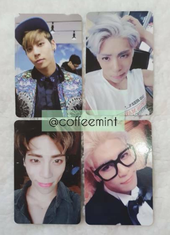PC Photocard Official Jonghyun Shinee album Why so serious, Odd B, 1 and 1, Married to the music
