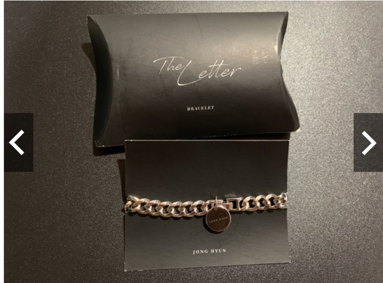 Jonghyun Bracelet The Letter