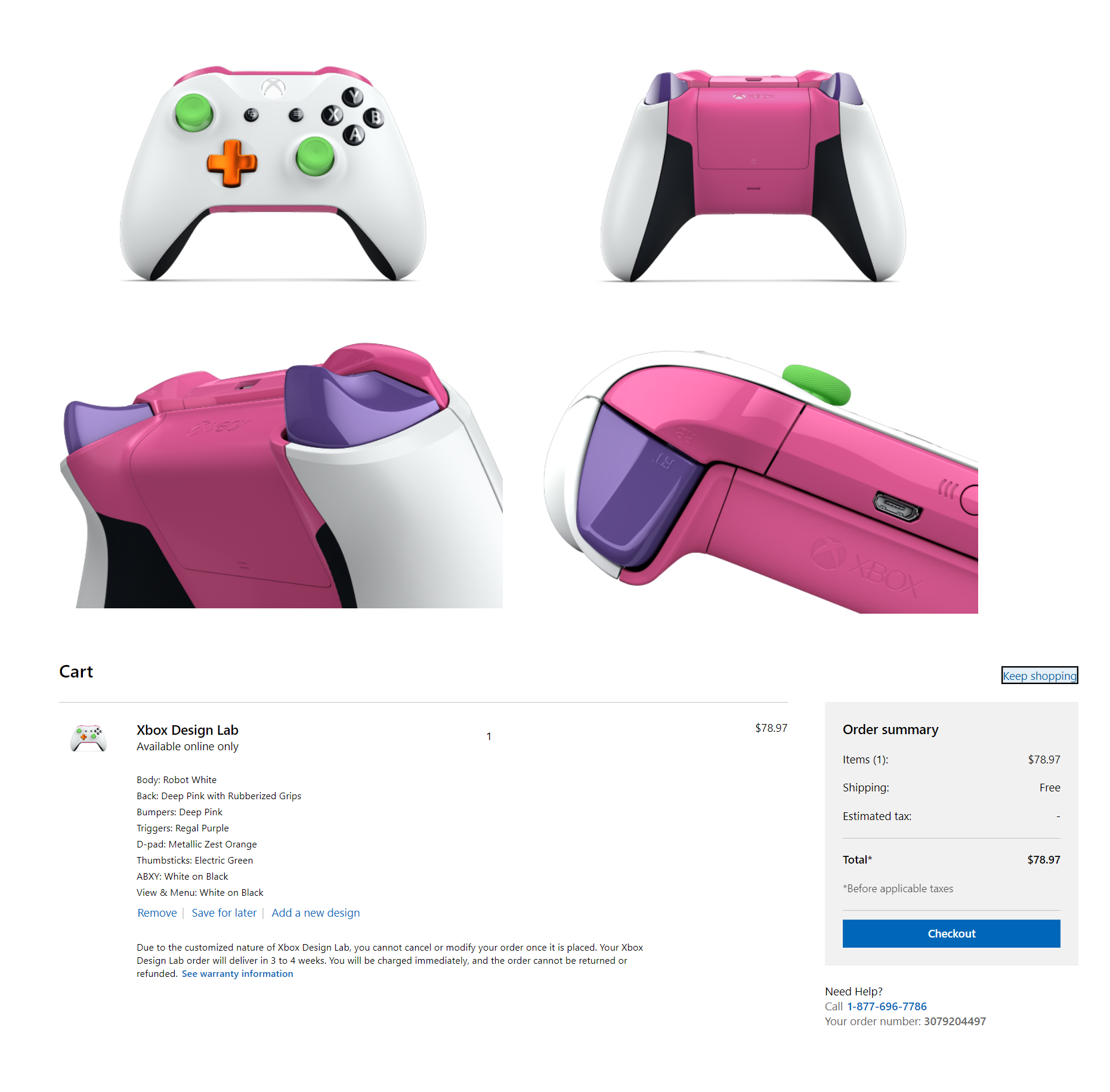 Xbox Design Lab Controller