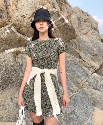 Camellia Dress Purple