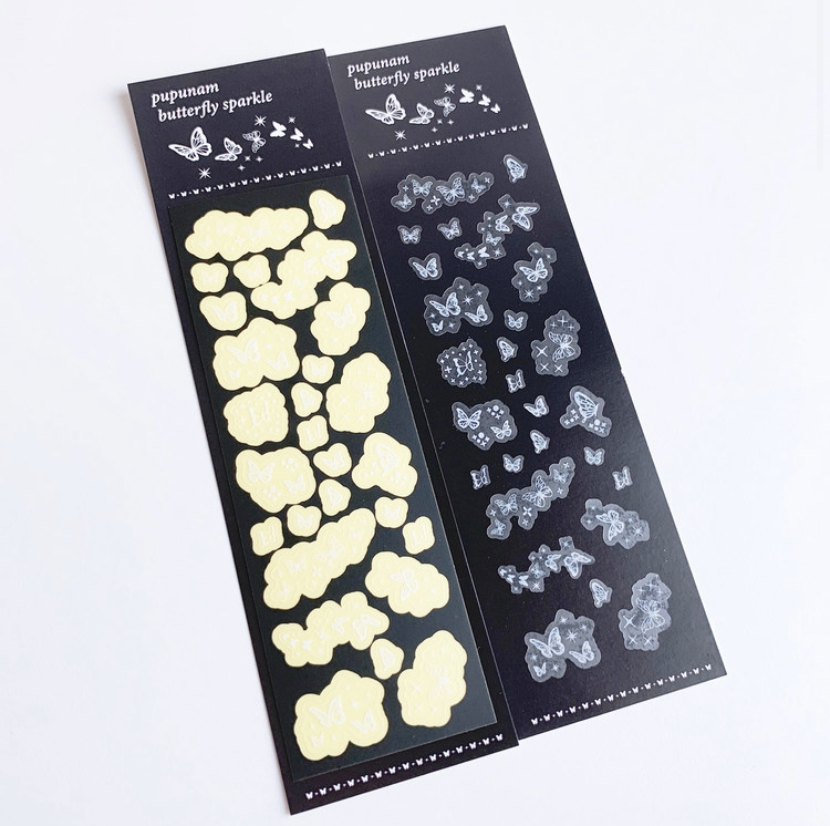 Butterfly sticker sheet