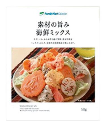 seafood rice crackers