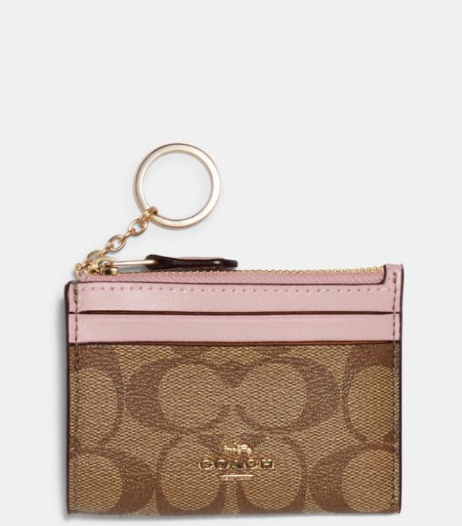 Mini Skinny Id Case In Signature Canvas 88208 IMPWD