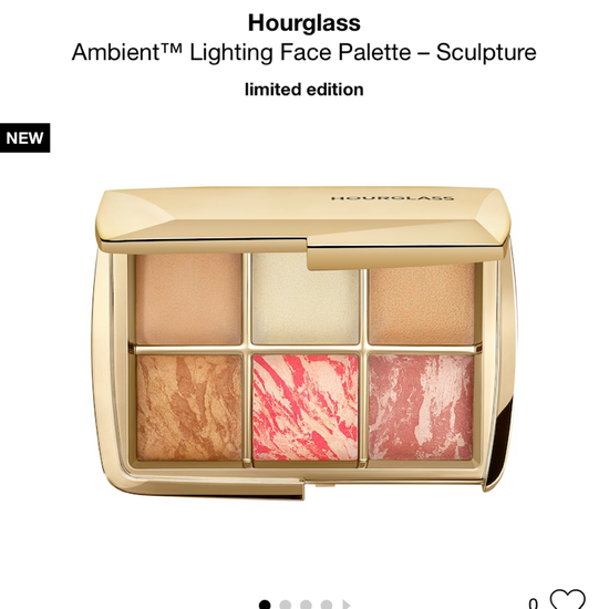 Hourglass sculpture ambient palette