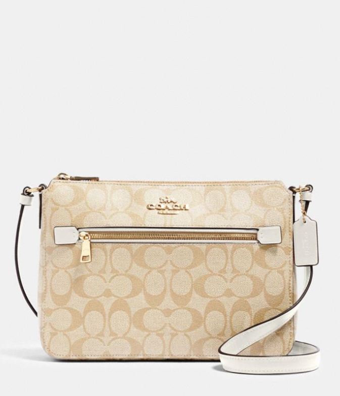 Gallery File Bag In Signature Canvas	Im/Light Khaki Chalk	91013 IMDQC