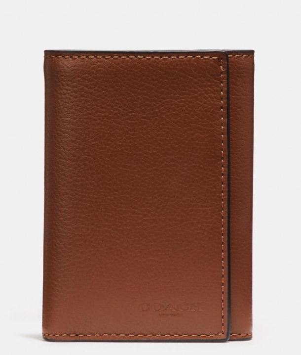Trifold Wallet	Saddle	F23845 SAD