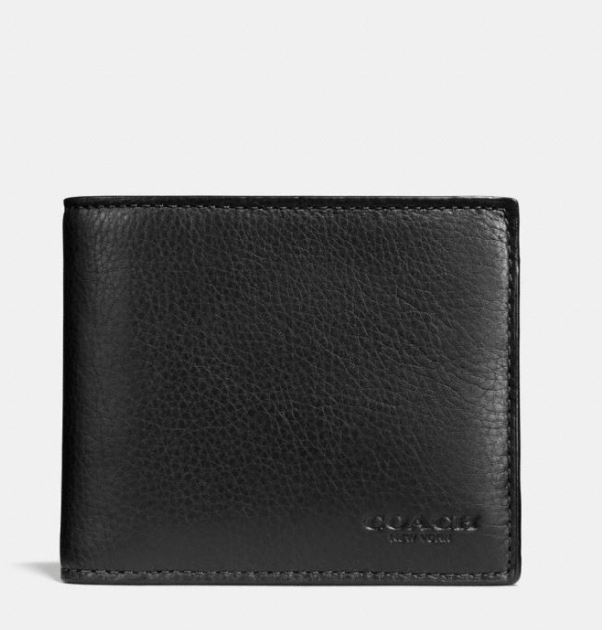Compact Id Wallet	Black	F74991 BLK