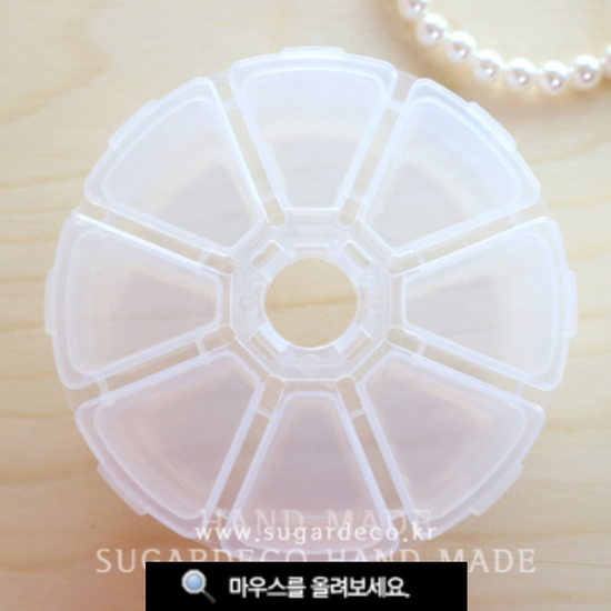 Individually organized 8-segment circles