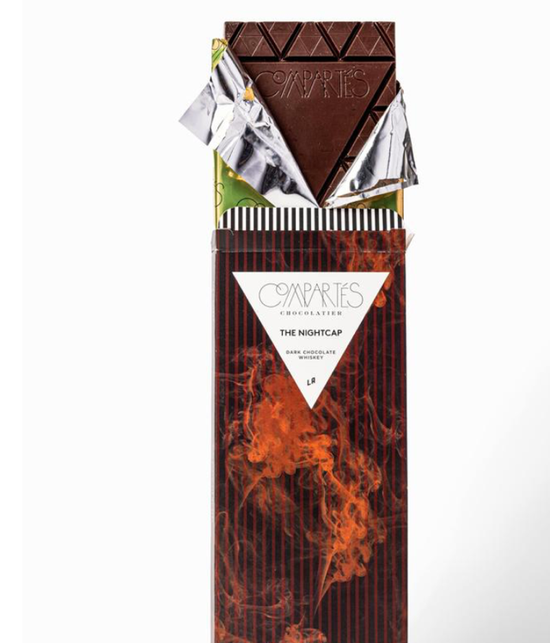 Nightcap whisky dark chocolate bar