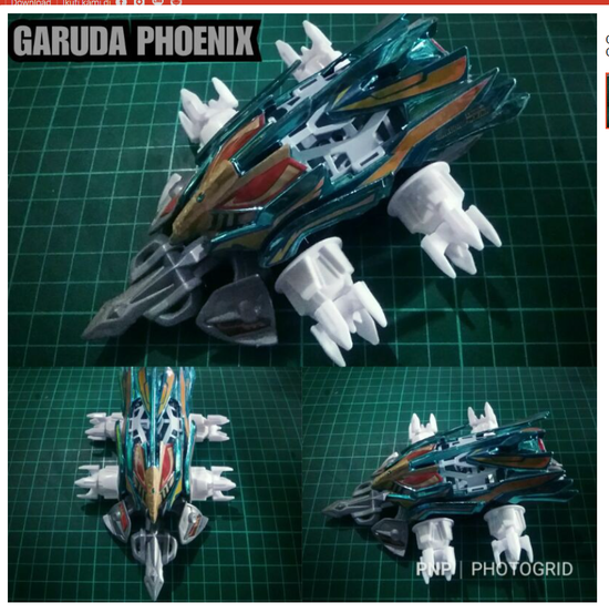 Crush Gear Garuda Phoenix ll Battle Gear