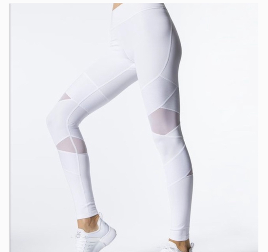 MICHI kitana white leggings