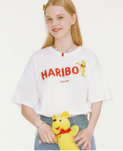 ROLAROLA X HARIBO LOGO T-SHIRT WHITE
