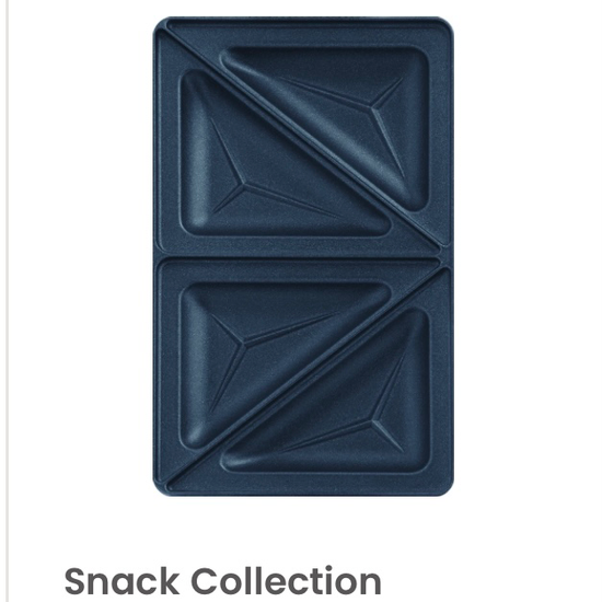 Snack Collection Accessory Plates - Club Sandwich/Triangle XA8002