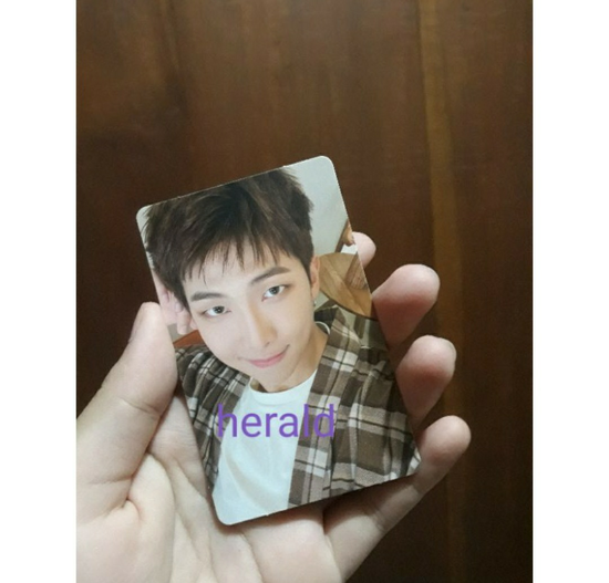 PHOTOCARD RANDOM RM NAMJOON BTS BE ESSENTIAL EDITION