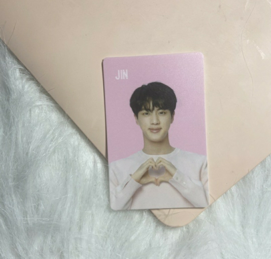 Photocard Seokjin PC Jin BTS x Chilsung PC Chilsung Jin