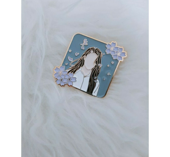 IU enamel pin - LILAC ver