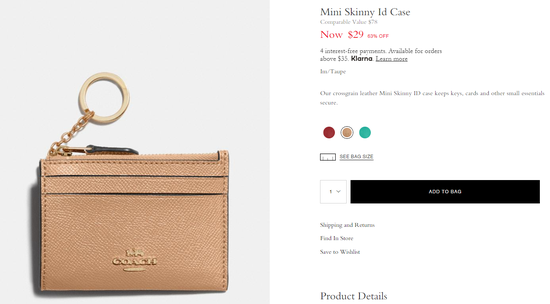 Mini Skinny Id Case_Im.Taupe