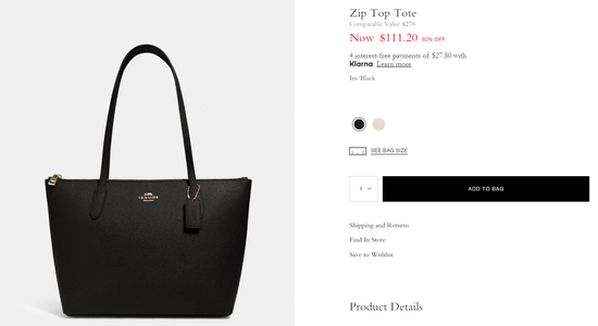 Zip Top Tote_Im.Black